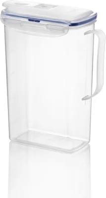 LocknLock Aqua Fridge Door Water Jug Clear Pitcher BPA Free Plastic wi