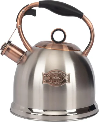 Whistling Stovetop Tea Kettle Food Grade Stainless Steel Hot Water Fas