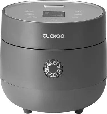 CUCKOO Micom Fuzzy Logic Rice Cooker 12 Cup Cooked Gray CR-0675FG for 