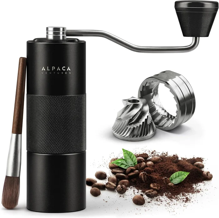 Premium Manual Coffee Grinder for Espresso, Pour Over & French Press w