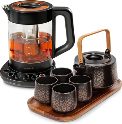 Viante Luxury Electric Tea Kettle with Infuser for Tea Lovers as a Per