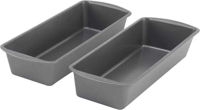 GoodCook Set of 2 Extra Large 13 x 5 Inch Nonstick Steel Bread Loaf Pa