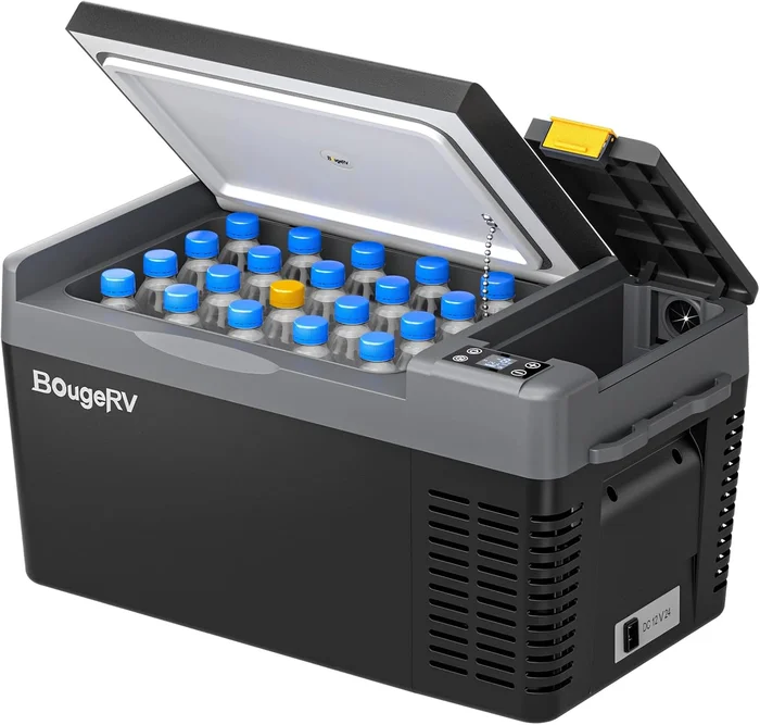 BougeRV 12V Refrigerator CRPRO 21QT -8°F to 50°F Portable 12V Fridge B