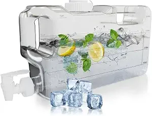 Refrigerator Water Dispenser 1.1 Gallon Leak-Proof Slim Fridge Water C