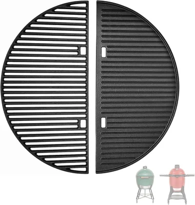 24 Inch Grill Grate and Griddle Combo for Kamado Big Joe Grill Replace