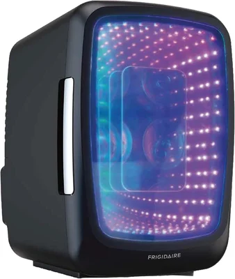 Frigidaire Stealth Gaming Mini Fridge 4L 6 Can with LED Lights and 12V
