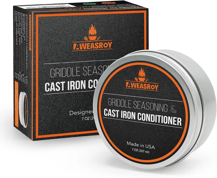 AWEASROY Griddle Seasoning for Blackstone 7oz, Non-Stick Cast Iron Car