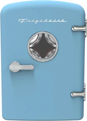 Frigidaire Retro 9-Can Mini Personal Fridge Portable Cooler for Car Of