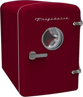 Frigidaire Retro 9-Can Mini Personal Fridge Portable Cooler for Car Of