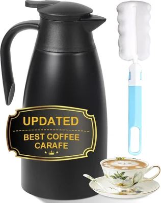 70oz Thermal Coffee Carafe Stainless Steel Insulated Pot Keep Hot 12 H