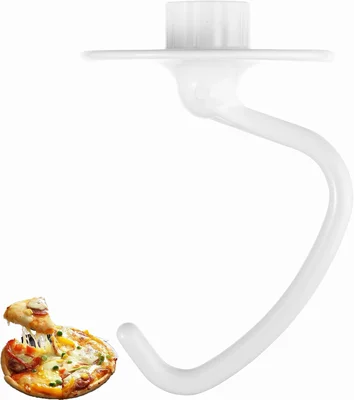Versatile Coated Dough Hook Attachment Compatible with KitchenAid K45 