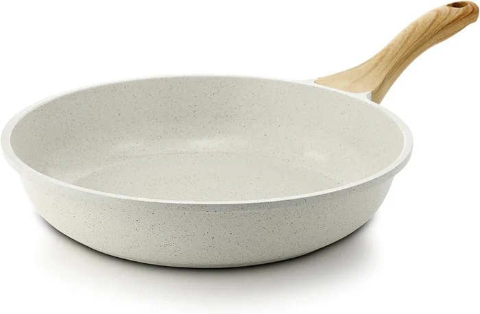 SENSARTE 9.5 Inch Ceramic Nonstick Frying Pan Skillet Induction Compat