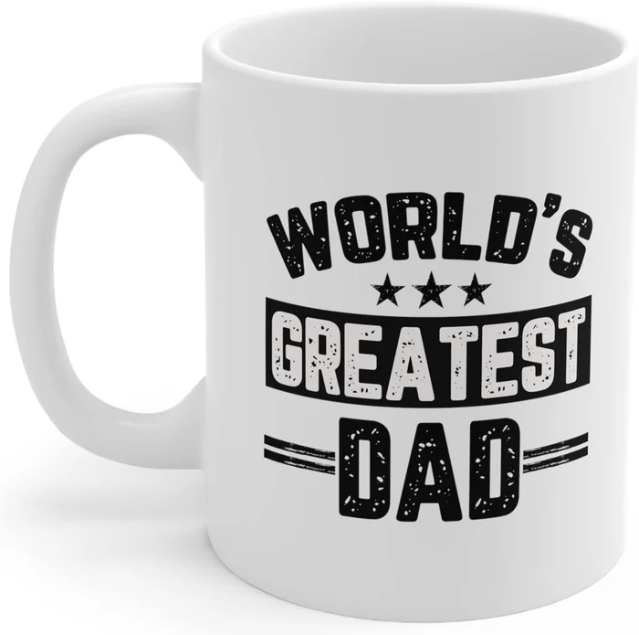World's Greatest Dad Mug Best Dad Gift #1 Dad Father's Day