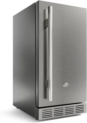 15 Inch Outdoor Refrigerator Weather Proof Stainless Steel Beverage Be