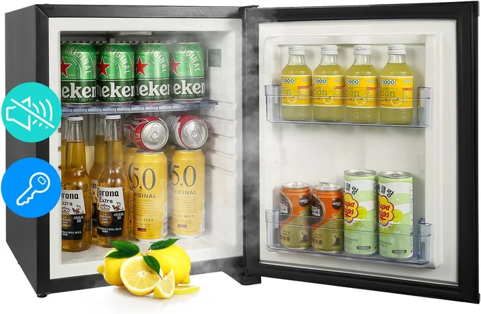 Mini Fridge for Bedroom - 1.07 Cu.Ft Compact Quiet Refrigerator for Pe