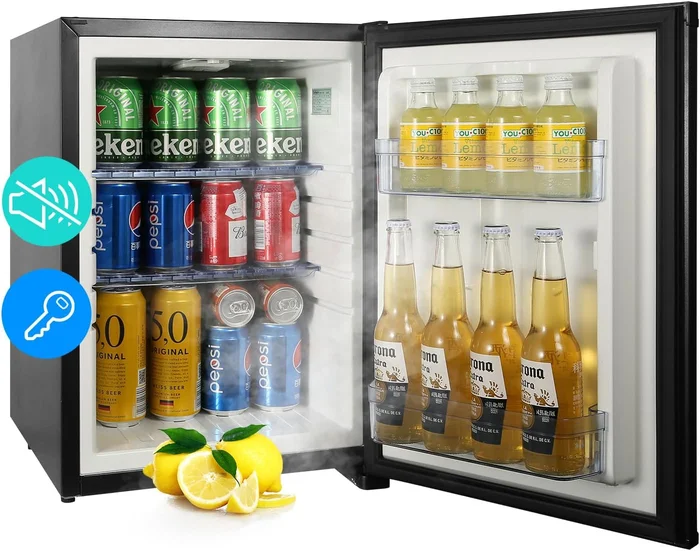 Mini Fridge for Bedroom 1.42 Cu.Ft Compact Quiet Fridge Energy Efficie
