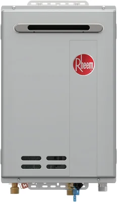 Rheem RTG Series 8.4 GPM Outdoor Natural Gas Tankless Water Heater wit