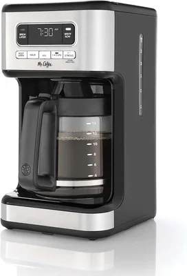 Mr. Coffee 14 Cup Programmable Coffee Maker in Stainless Steel for Dai