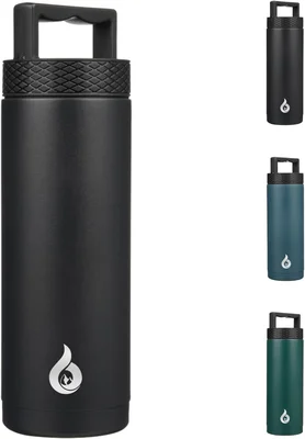 BJPKPK 18oz Insulated Water Bottle Stainless Steel Water Bottle with H