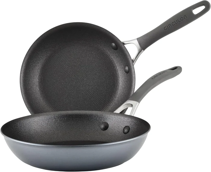 Circulon A1 Series 2-Piece Nonstick Frying Pan Set in Graphite Finish