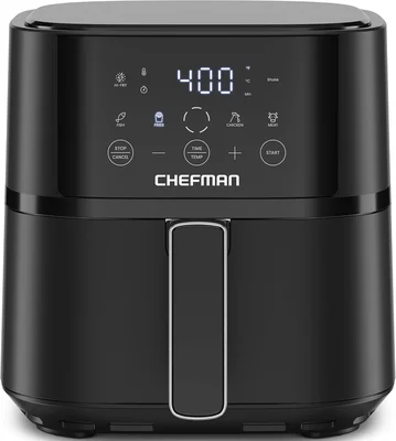 Chefman Air Fryer 4 QT Compact with Hi-Fry Technology Touchscreen Cont