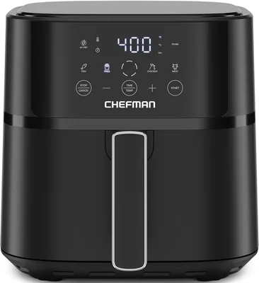 Chefman Air Fryer 6 QT Compact with Hi-Fry Technology Touchscreen Cont