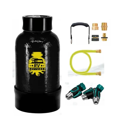 Filterelated RV Water Softener 16000 Grain Portable System with 3/4 Br