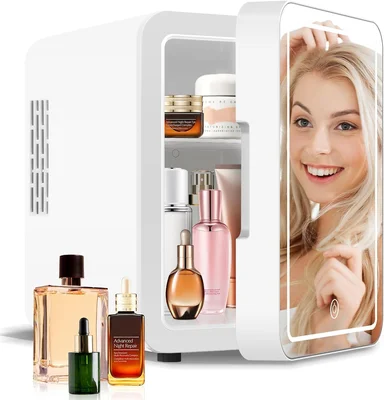 Portable 4L Mini Fridge for Skincare Beauty Cosmetic Makeup with Therm