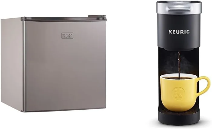 BLACK+DECKER BCRK17V Compact Refrigerator Energy Star Single Door Mini