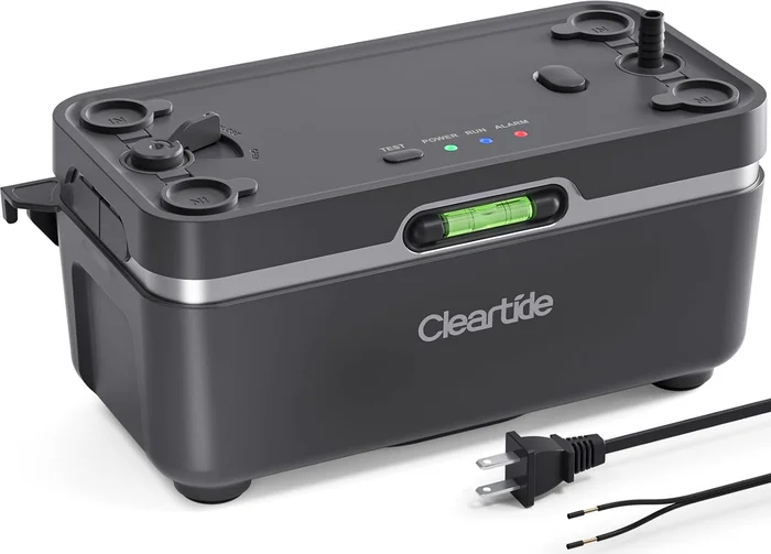 Cleartide Ultra-Quiet 25dB 1/30 HP 144 GPH Automatic Condensate Remova