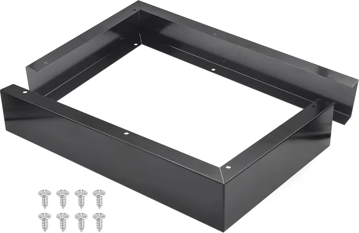 Black Stainless Steel Microwave Filler Kit 2.95 Inch Wide Replaces Whi