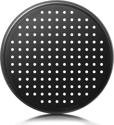 CasaCulina 12 Inch Pizza Pan with Holes Nonstick Pizza Tray for Oven f