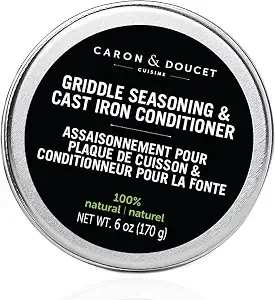 Caron & Doucet Griddle Seasoning and Cast Iron Conditioner 2 in 1 Form