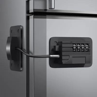 Ougourim Upgraded Combination Fridge Lock for Child Safety Keyless Ref