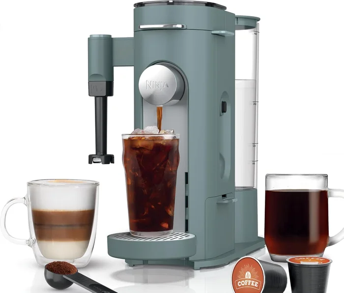 Ninja Pods & Grounds Coffee Maker K-Cup Compatible for Versatile Brewi