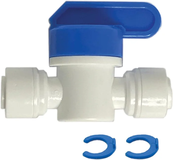 Filtration Warehouse Speed Fit 1/4 or 3/8 Inch Push to Connect Shut Of