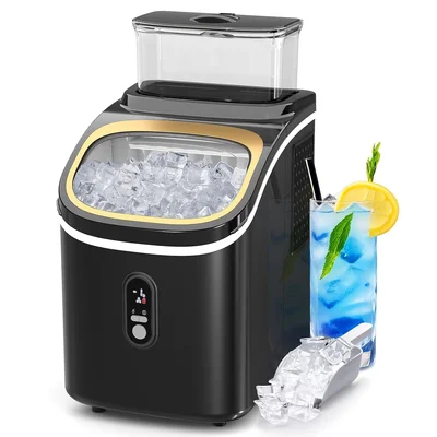 ZAFRO Countertop Ice Maker,30Lbs/24H,Automatic Cleaning Function and 2