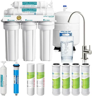 APEC Water ROES-50X 5-Stage Under Sink RO System with Extra Filters an