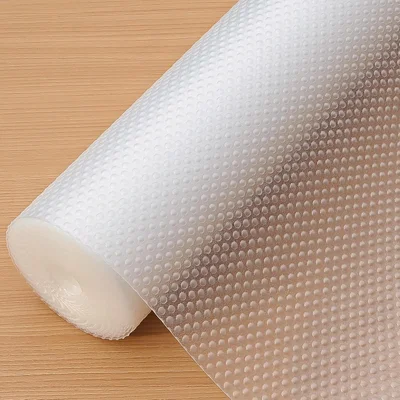 Hersvin Non-Adhesive EVA Shelf Liners 22in x 20ft Kitchen Drawer Mats