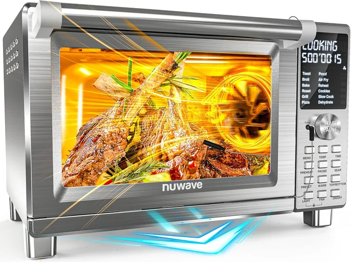 Nuwave Bravo XL Pro Air Fryer Toaster Oven with Grill Combo 2026 New S