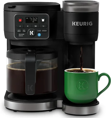 Keurig K-Duo Hot & Iced Single Serve and Carafe Coffee Maker with Mult