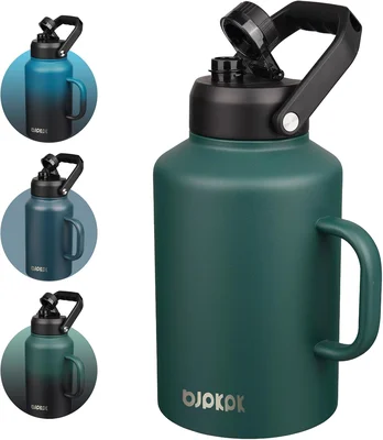 BJPKPK 128oz Stainless Steel Water Bottle 1 Gallon Insulated Water Jug