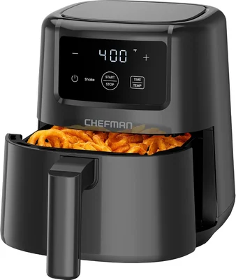CHEFMAN 2 Qt Mini Air Fryer Digital Space-Saving Compact with Nonstick
