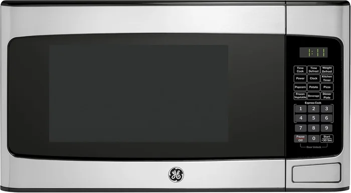 GE 1.1 Cu.Ft 950W Stainless Steel Countertop Microwave Oven with 6 Aut