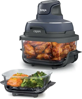 Ninja Crispi Glass Air Fryer 4-in-1 Grey FN101GY