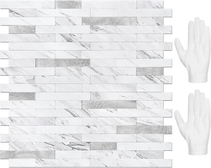 STICKGOO 20 Sheets Peel and Stick Backsplash Tile for Kitchen and Bath