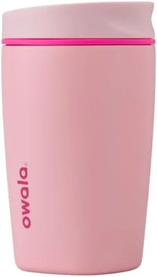 Owala SmoothSip Slider Insulated Stainless Steel Tumbler for Iced or H