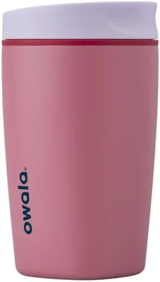 Owala SmoothSip Slider Insulated Stainless Steel Tumbler for Iced or H
