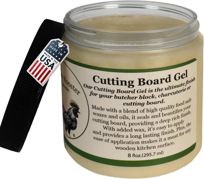 Cutting Board Gel Oil and Beeswax in One 8 fl.oz for Wood Care