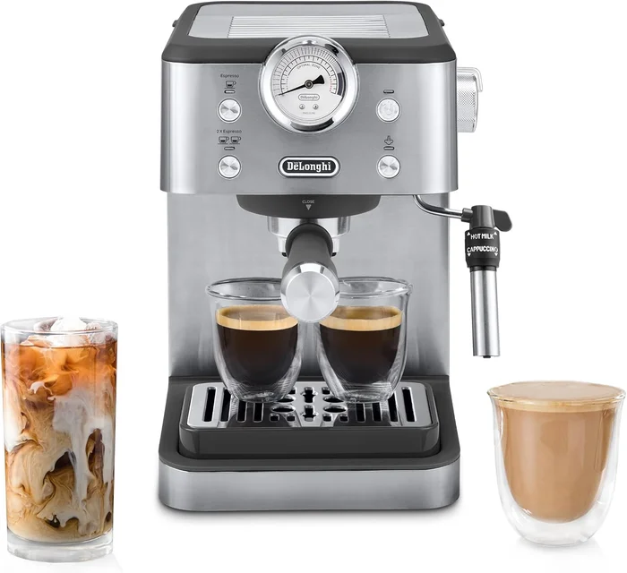De'Longhi Classic Signature Espresso Machine with Adjustable Milk Frot
